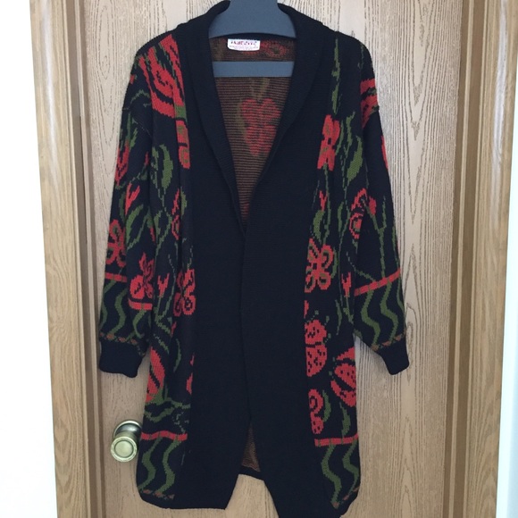 vintage long cardigan